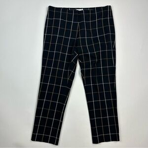 J. Jill Premium Bi-Stretch Plaid Ankle Slim Pants Size 10 Petite
